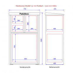 Modell 131-BB77xH130cm